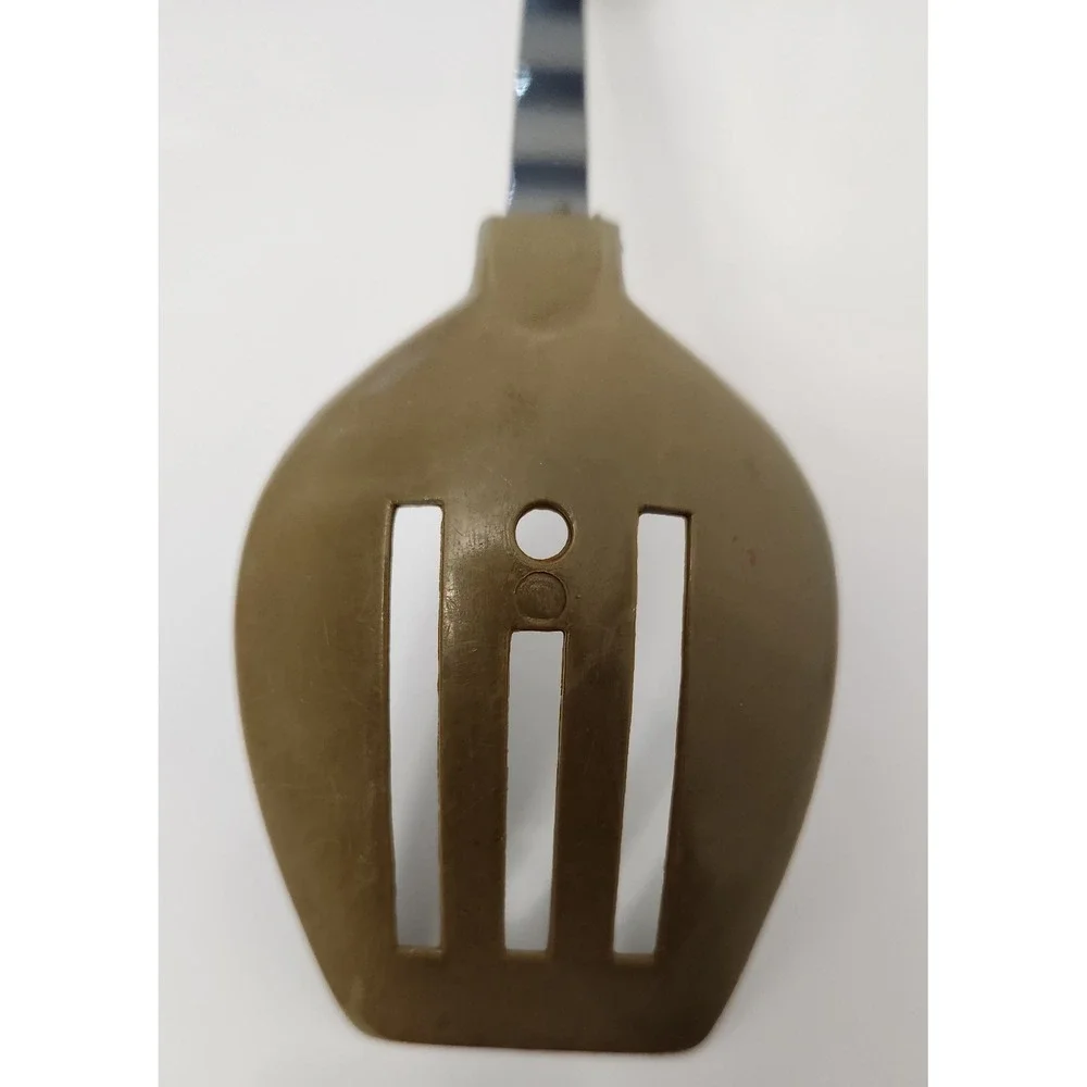 Vintage HOAN Slotted Spoon Spatula Utensil Nylon Retro Kitchen made in Hong Kong